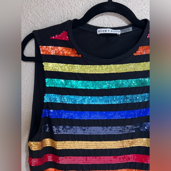 Alice + Olivia Sequins Tank - Picture 2 of 3